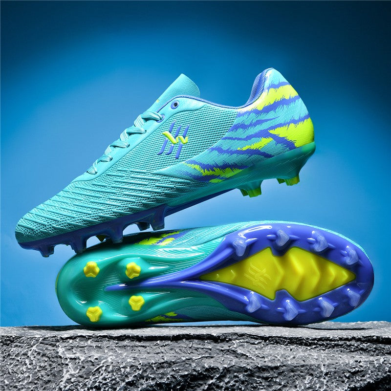 Unisex Youth Soccer Cleats Lightweight FG Football Shoes for Match Training Enhanced Grip Durable Comfortable