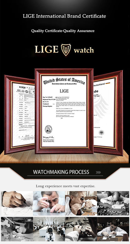 LIGE 2025 Creative Watches For Men Clown Fashion Quartz Wristwatches Waterproof Leather Strap Mens Watch Cool Joker Reloj Hombre