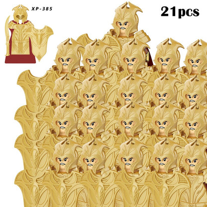 Lord of the Rings Elfos Orcs Exército Anões Rohan Mini Bonecos de Ação Blocos de Montar Brinquedos para Crianças Presente de Aniversário