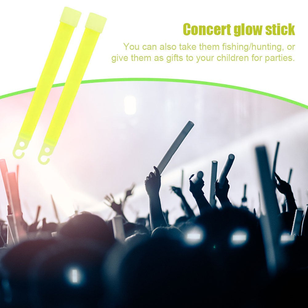 1-20pcs Industrial Grade Glow Sticks Light Stick Camping Emergency Light Sticks Party Clubs Supplies- Green Chemical fluorescent