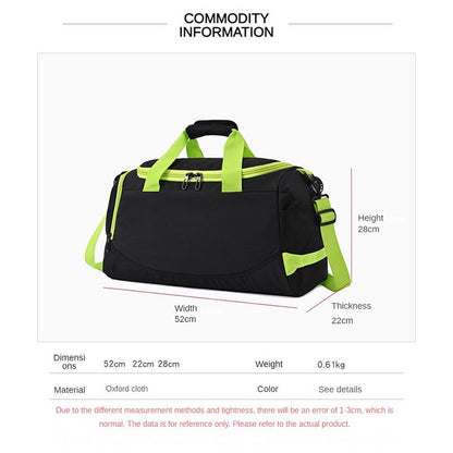 Personalized customized soccer bag logo with dry wet separation handbag luggage sports bag printed with logo pattern