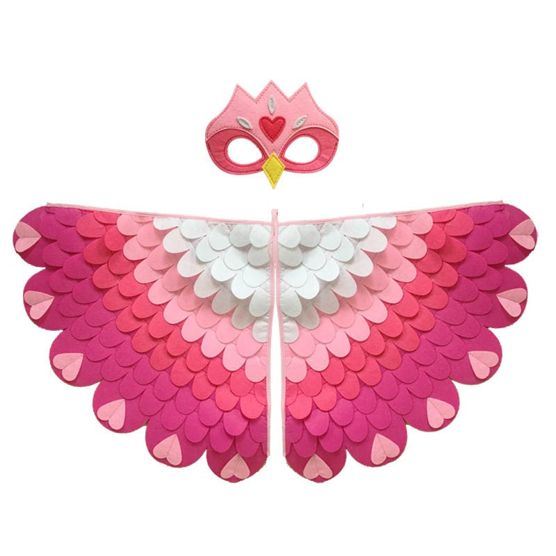 Kids Animal Costume Birds Felt Wings Fun Cosplay Halloween Costumes Butterfly Wing