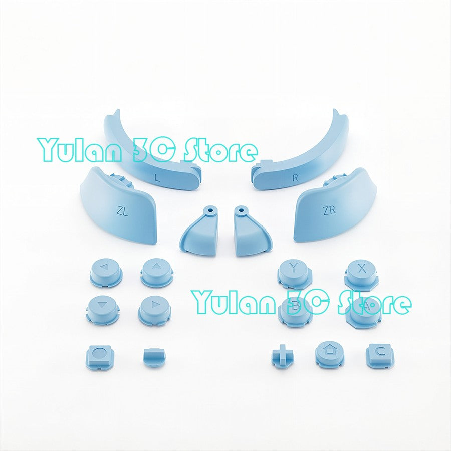 Joycon 2 Solid Color / Transparent Custom DIY Replacement Full Set Buttons for Nintendo Switch 2 Joy Con Controller Accessories