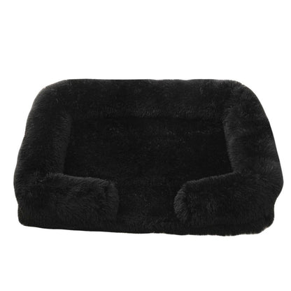 Ninho de Animais de Estimação Circular Longo de Pelúcia de Inverno, Cama para Cachorro, Cama para Gato, Almofada Macia para Animais de Estimação, Suprimentos para Animais de Estimação