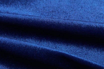 Velvet Swing Collar Sleeveless Slip Sexy Slit Maxi Dress 2024 New Fashion Evening Party Women Elegant Streetwear Y2K