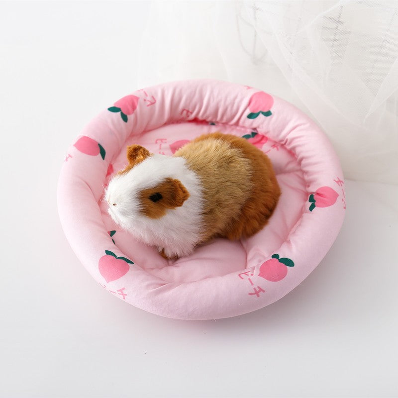 Tapete Almofadado para Animais Pequenos, Ninho para Hamster, Esquilo, Ouriço, Coelho, Quente, Macio, Pelúcia, Porquinho-da-Índia, Casa, Tapete para Ninho de Animais Pequenos
