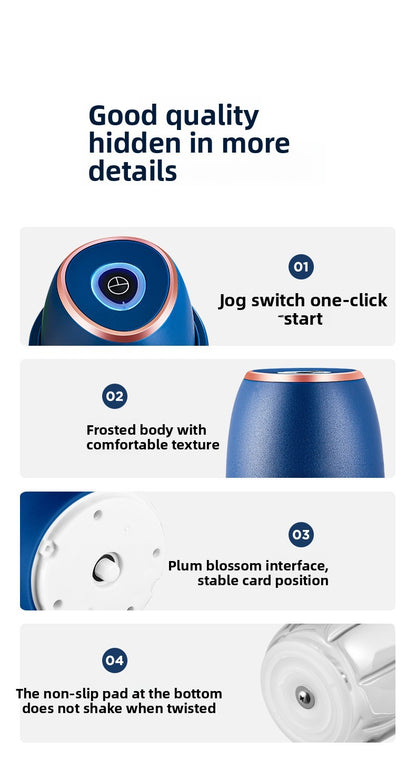 Mini Processador de Alimentos Elétrico TINSOL 350ML, Picador de Carne, Amassador de Alho, USB, Multifuncional, Fatiador de Vegetais, Liquidificador, Misturador de Cozinha