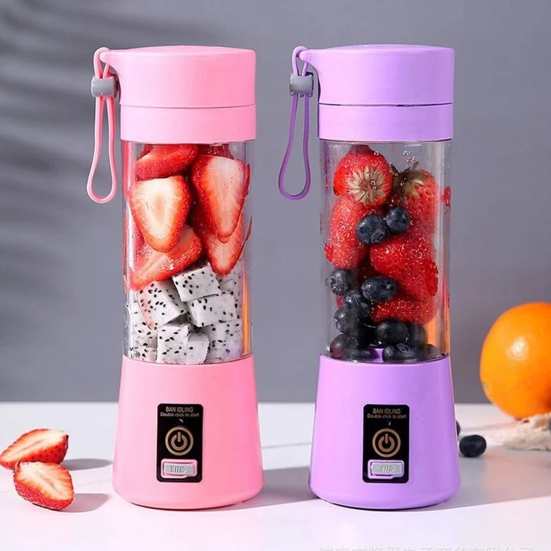 Portable Mini Juicer Handheld Electric Blender USB Rechargeable Multifunction Kitchen Appliance for Fruit Milkshake