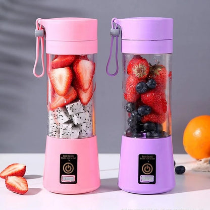 Portable Mini Juicer Handheld Electric Blender USB Rechargeable Multifunction Kitchen Appliance for Fruit Milkshake