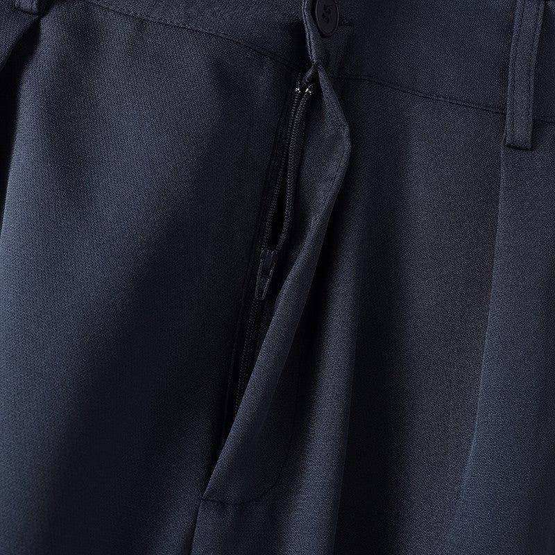 INCERUN Men Wide Leg Pants Solid Button Joggers Loose Casual Trousers Men Streetwear Korean Style Fashion Male Long Pants S-5XL