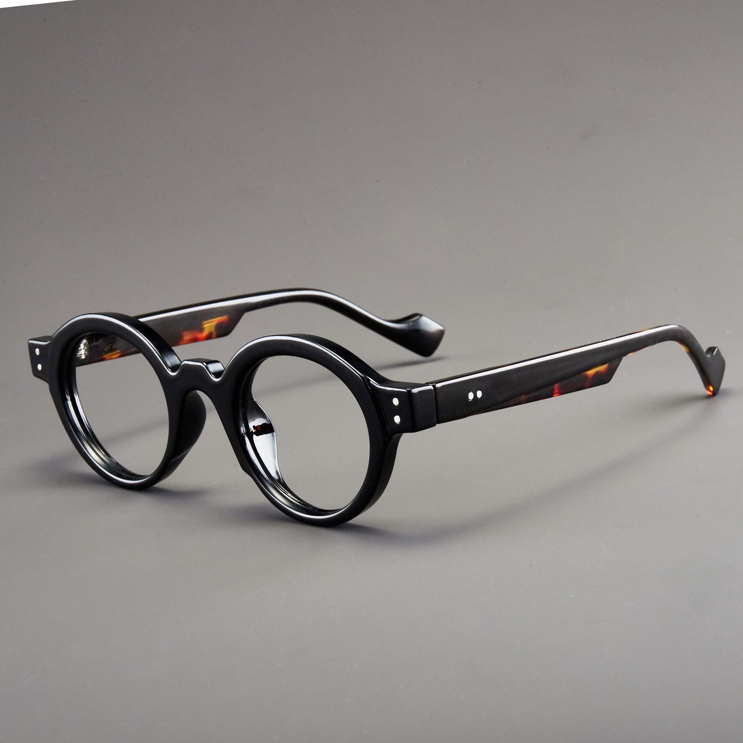 Retro Round Eyeglasses Suitable for Presbyopia Color-matching Trendy Small Frame HD Reading Glasses
