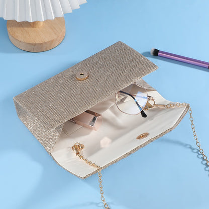 Luxury Glitter Women's Evening Clutch Bag Envelope Bridal Party Purse Valentine Wedding Dinner Handbag for Ladies