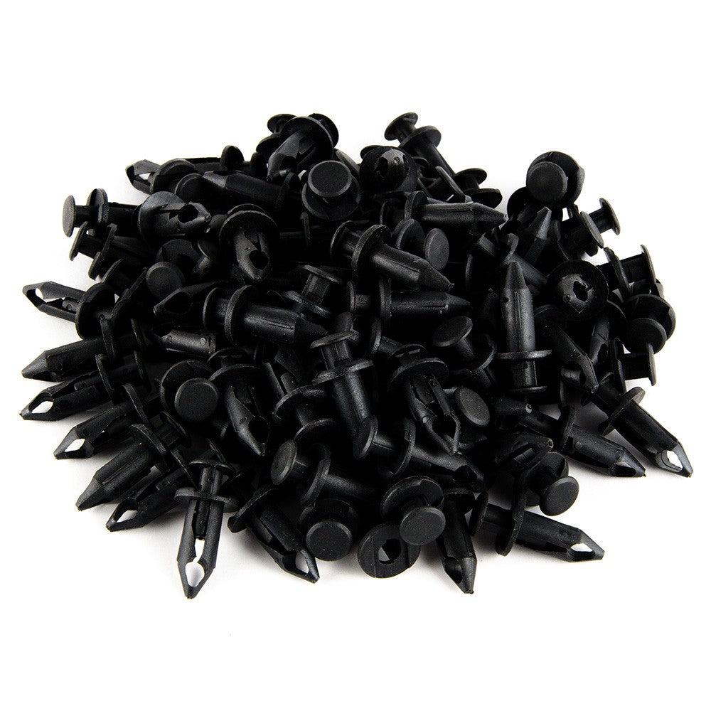 100PCS Plastic Fender Clip Body Rivets For UTV ATV CAN AM Maverick X3 POLARIS RZR Honda TRX 450 400 Kawasaki KFX Suzuki KingQuad