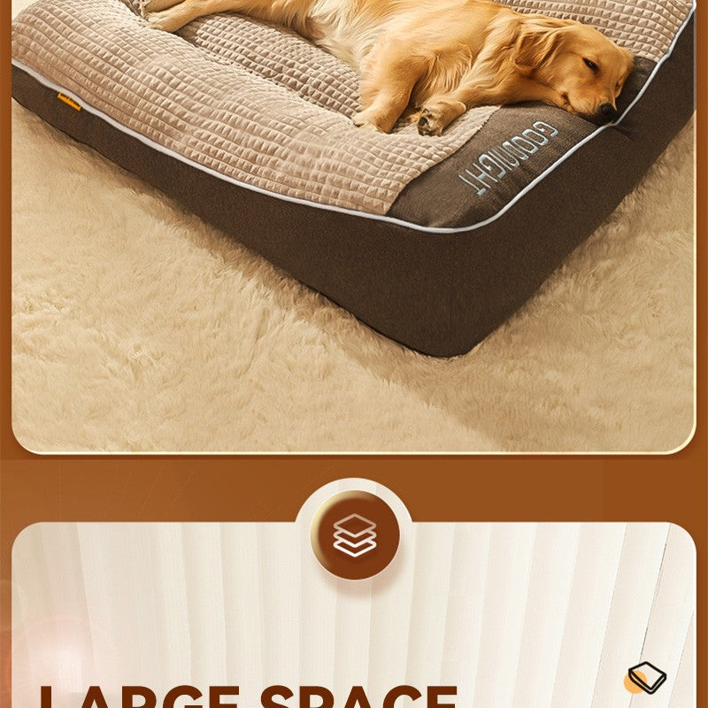 Cama HOOPET para cães e gatos, tapete grande para cães, ninho quente para animais de estimação, canil para cães de porte pequeno, médio e grande, filhotes, gatinhos, tamanho Plus, inverno
