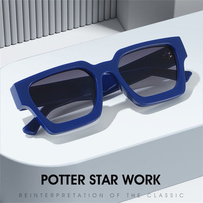 KLASSNUM Men Square Frame Sunglasses 2025 Luxury Brand Designer Sun Glasses Retro Trendy Shades UV400 Unisex Women Glasses New