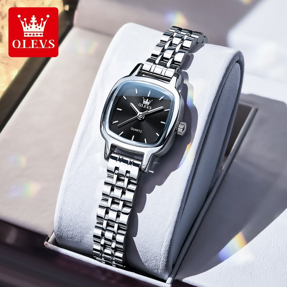 OLEVS 5675 Women Watches Elegant Ladies Square Quartz Watch Waterproof Luminous Wristwatch For Girlfriend Lovers Gift Reloj
