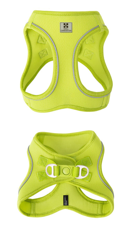 Dog Harness Leash Set for Small Medium Dog Adjustable Reflective Puppy Cat Harness pet Vest Chihuahua Dachshund Outdoor Walking