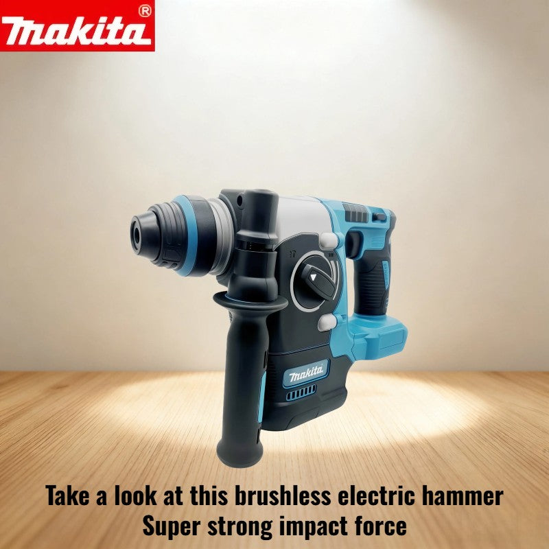 Makita 273 Furadeira de Impacto Rotativa sem Fio, sem Escova, Recarregável, para Perfurar e Esculpir, Ferramenta de Alta Potência com Torque Elevado