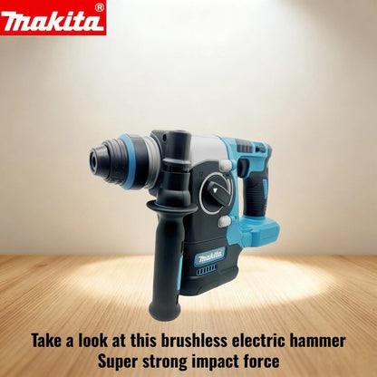 Makita 273 Furadeira de Impacto Rotativa sem Fio, sem Escova, Recarregável, para Perfurar e Esculpir, Ferramenta de Alta Potência com Torque Elevado