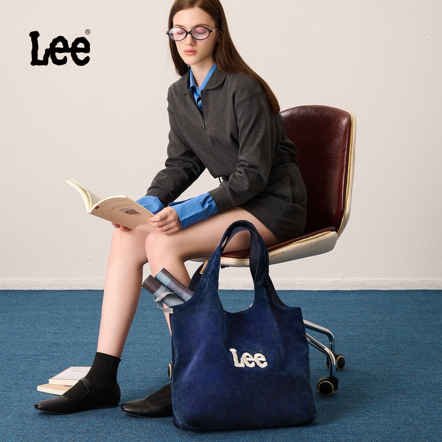 LEE Large Size Canvas Corduroy Women Travel Tote Bag Classic Simple Style Lady Daily Handbag Big Shopping Bags Back To School