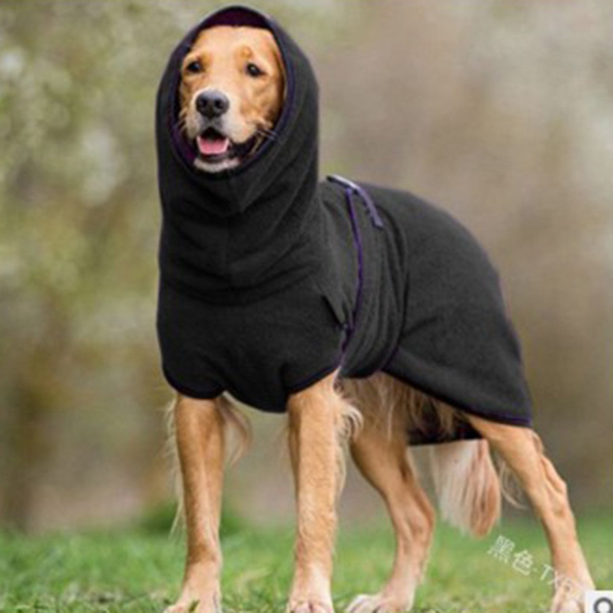 Casaco de Inverno para Cães, Genérico, para Whippet, Galgo, Jumper Aconchegante de Lã, Casaco e Roupa para Lurcher com Forro Quente, Faixa Ajustável M