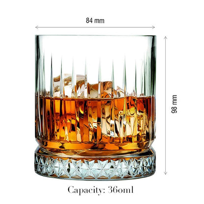1 Copo de Uísque, Copos Tumbler para Whisky On the Rocks, Vidraria para Coquetéis, Scotch, Bourbon, Gin, Vodca, Conhaque