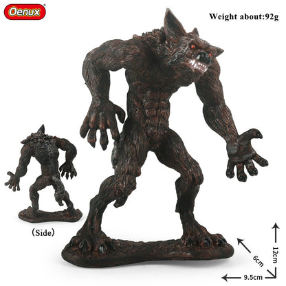 Oenux Simulação Dinossauro Dragão Tartarugas Touro de Fogo Orangotango Golem de Magma Modelo Animal Figuras de Ação Coleção de PVC Brinquedo Infantil Presente