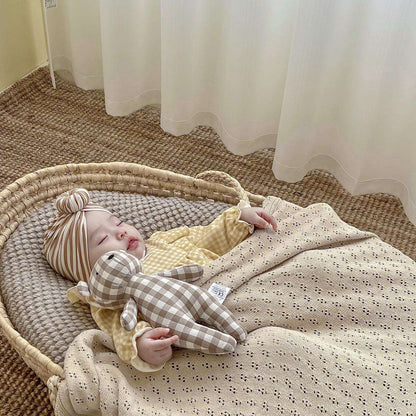 2024 New Little Bear Cloth Art Doll Cute and Creative Cloth Doll Doll Doll Adorable Baby Comfort Toy