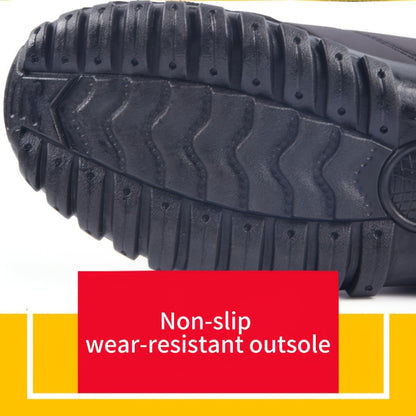 Botas de Inverno Masculinas Tênis de Algodão Quente com Zíper Botas de Neve Cano Curto, Sapatos Casuais de Outono Botas de Neve Impermeáveis com frete grátis