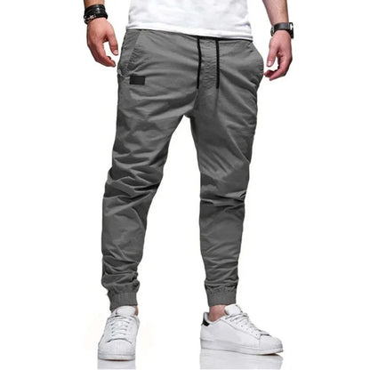 New Cargo Pants Men's Loose Straight sports Clothing Solid color sweatpants Large size Joggers Woven pants Casual Male Trousers