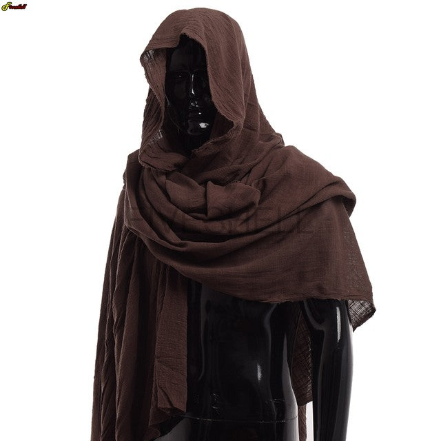Unisex Halloween Ghost Dementors Cosplay Costume Gothic Horror Zombie Tattered Hooded Capes Day Of The Dead Party Props Cloaks