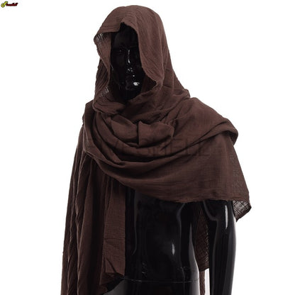 Unisex Halloween Ghost Dementors Cosplay Costume Gothic Horror Zombie Tattered Hooded Capes Day Of The Dead Party Props Cloaks