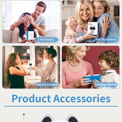 WiFi Surveillance Camera Indoor Home Security Baby Monitor V380 HD Smart Cat Wireless Camera Automatic Tracking Two-way Audio