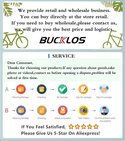 BUCKLOS 1000/1500/2000LM Bike Headlight Smart Sensor Aluminum Alloy Bicycle Front Light IPX5 Waterproof Rechargeable Bike Lamp