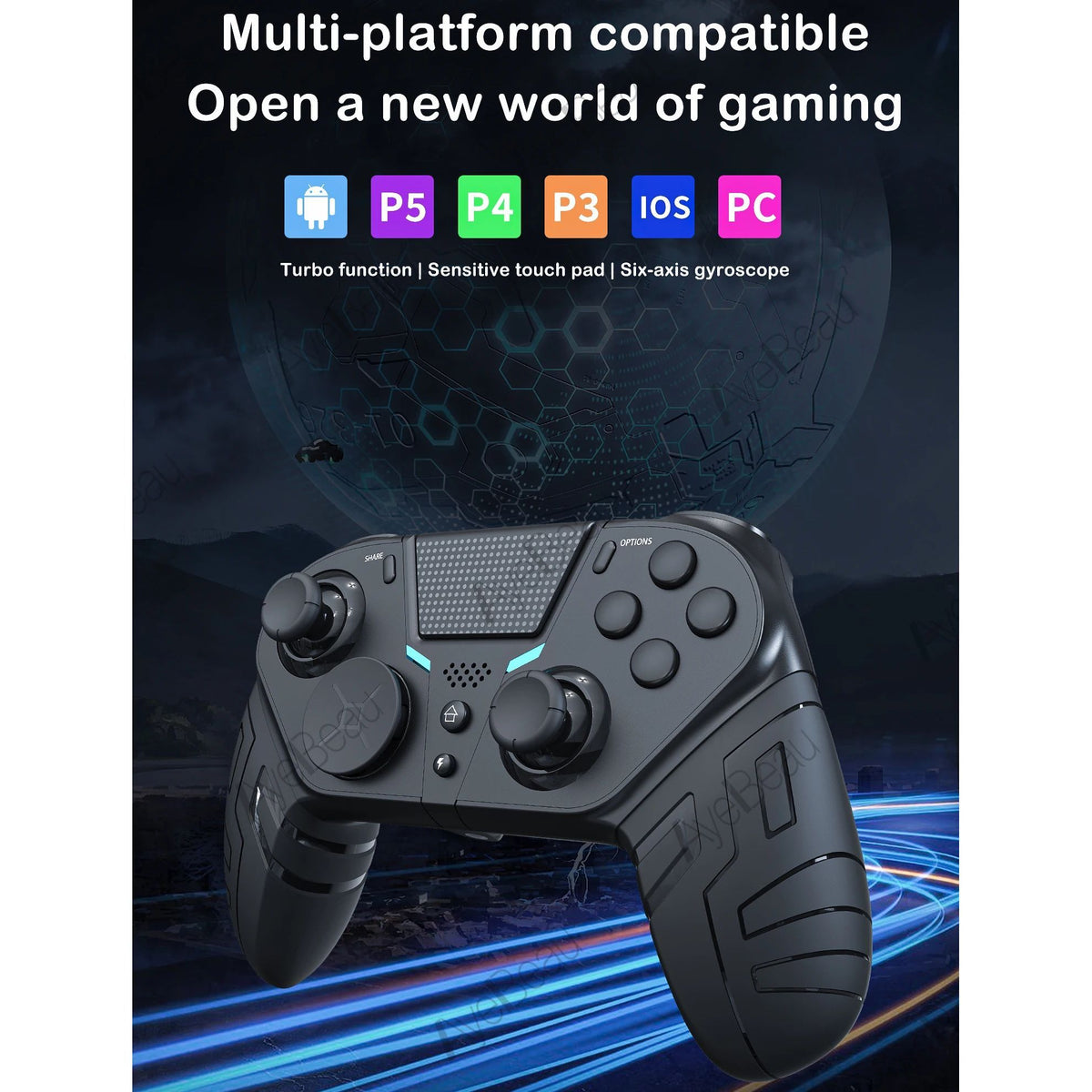 Wireless Bluetooth Wired USB Controller For Playstation PS 4 3 PS4 PS3 Android Mobile PC Control Gamepad Joystick Cell Game Pad