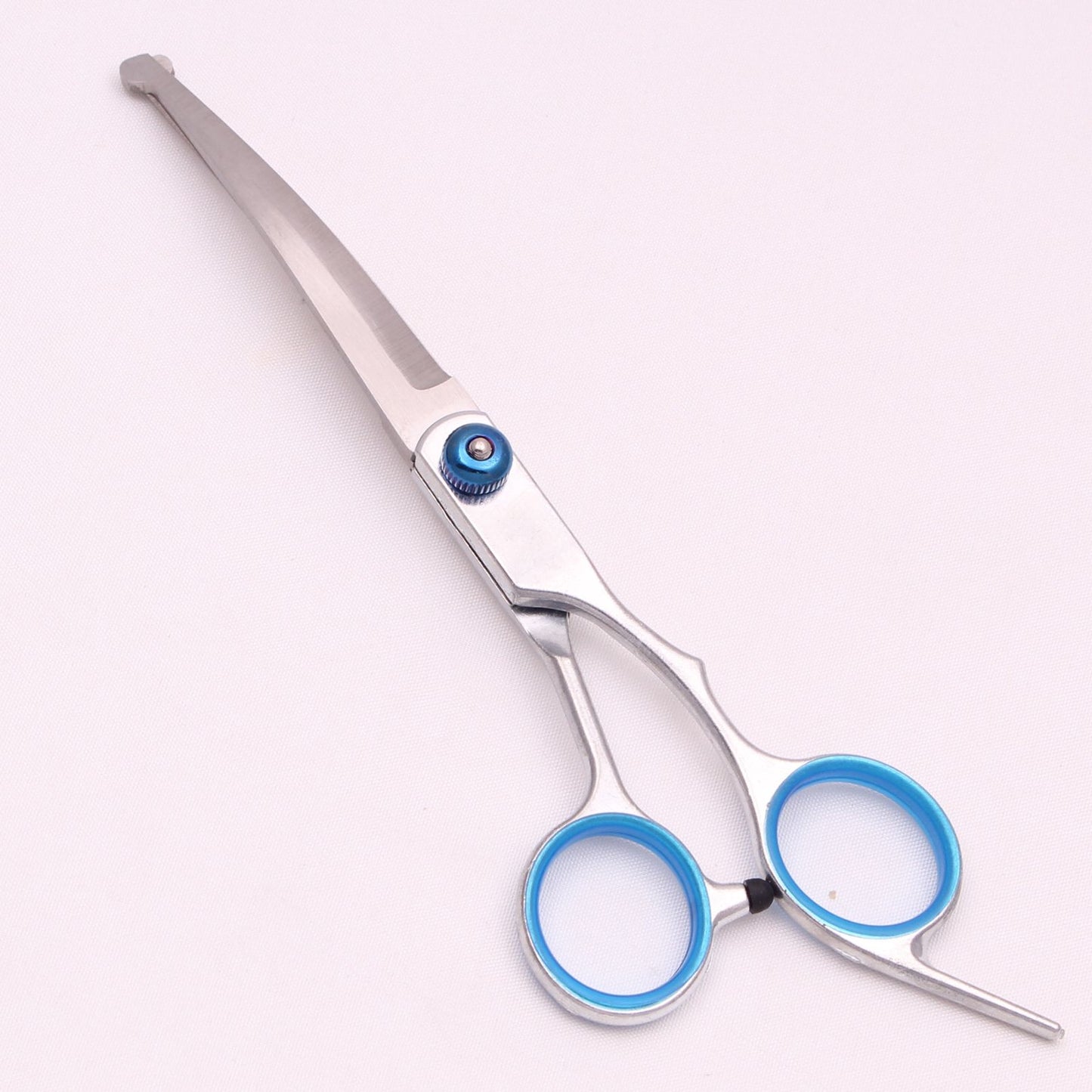 6.0'' Pet Grooming Safety Scissors Hair Cutting Curved Thinning Comb Shears Sets For Home Dogs Cats Salon C3066
