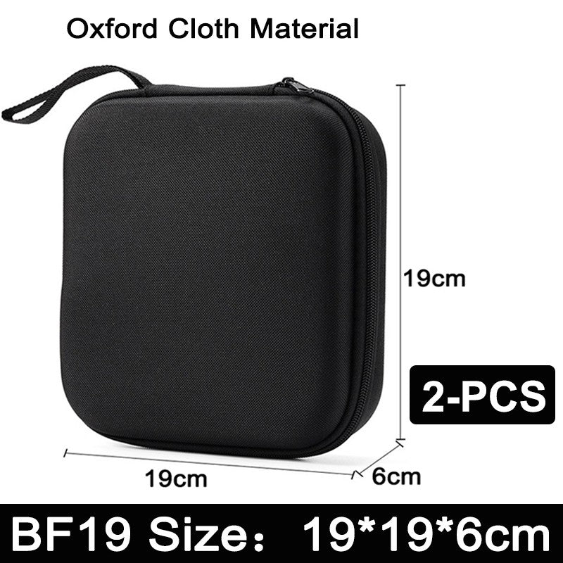 Earphone Data Storage Bag Oval Square Rectangle Cable Organizer Bags Mini Zipper Pouch Tech Gadgets Portable Charger U Disk Case
