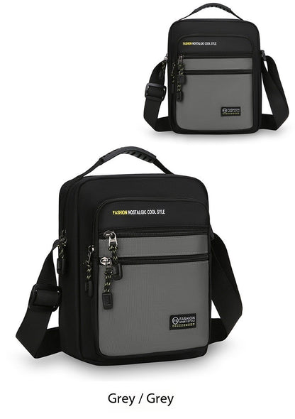 New Fashion Oxford Men Crossbody Bag Single Shoulder Bags Big Capacity Storage Bag Fashion Multi-Pockets Business Crossbody Bags