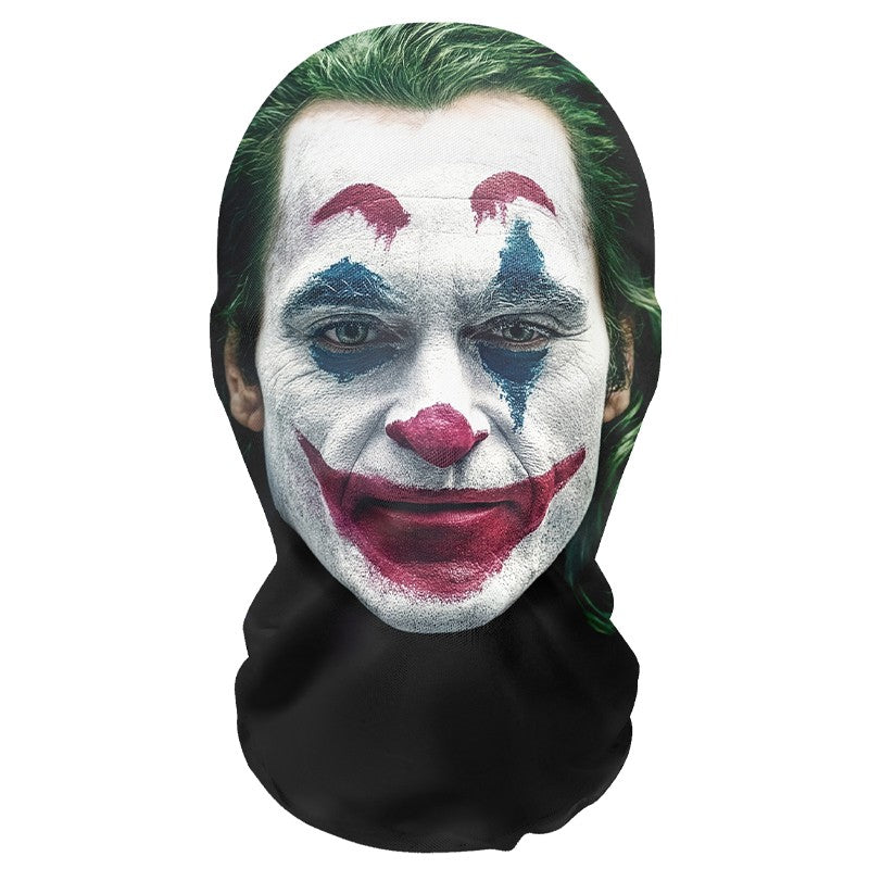 3D Printed Green Monster Christmas Mask Elastic Mesh Mask Halloween Clown Cosplay Headgear Party Equipment Breathable Visible