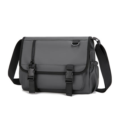 Fashionable Multi Pocket Messenger Bag - large capacity with adjustable strap, daily commuting - durable, travel bag, multi-func