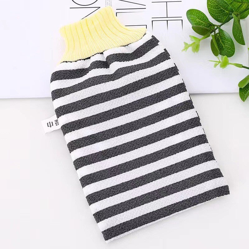 1pc Exfoliating Bath Gloves Body Scrubber Gloves SPA Shower Mitt Rub Body Wash Cleaning Tool Back Massager Towel Bath Supplies