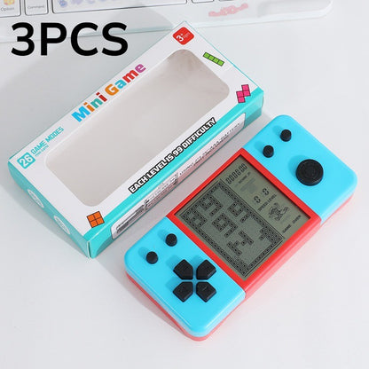 Pocket Tetris Handheld Game Console Retro Electronic Game Player Portable Stress Relief Toy