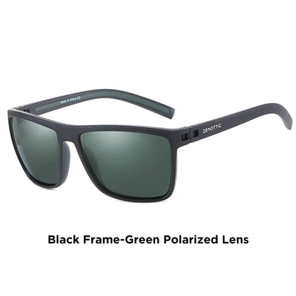 ZENOTTIC Retro Square Polarized Sunglasses Fashion Shade Women Men Ultra light TR90 Frame UV400 Protection Classics Sun Glasses