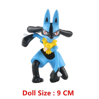 Pokemon Anime Figures Mewtwo Gengar Pikachu Eevee Dragon Cosplay Collection Bonecos de Ação Modelo de Brinquedo Presentes de Aniversário Compre no Atacado
