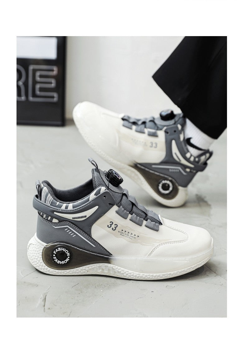 Tênis Masculino com Fivela Rotativa Confortável Antiderrapante Cadarço Durável para Atividades ao Ar Livre