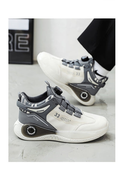 Tênis Masculino com Fivela Rotativa Confortável Antiderrapante Cadarço Durável para Atividades ao Ar Livre