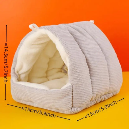 Ninho de Algodão Quente para Pássaros de Inverno, Ninho para Papagaio, Gaiola, Periquito para Rede, Tenda de Gaiola, Cama Pendurada, Caverna, Produtos para Animais de Estimação