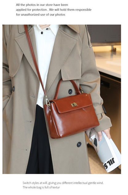 Women Cowhide Genuine Leather Tote Bag Lady Designer Luxury Soft Leather Handbag Fashion Crossbody Bags Female Shoulder Handbag