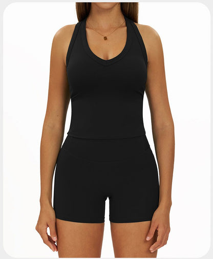 2 Pieces Women's Tracksuit Seamless Yoga Set Workout Outfit Sportswear Gym Clothing High Waist Leggings Fitness Bra Sports Suits