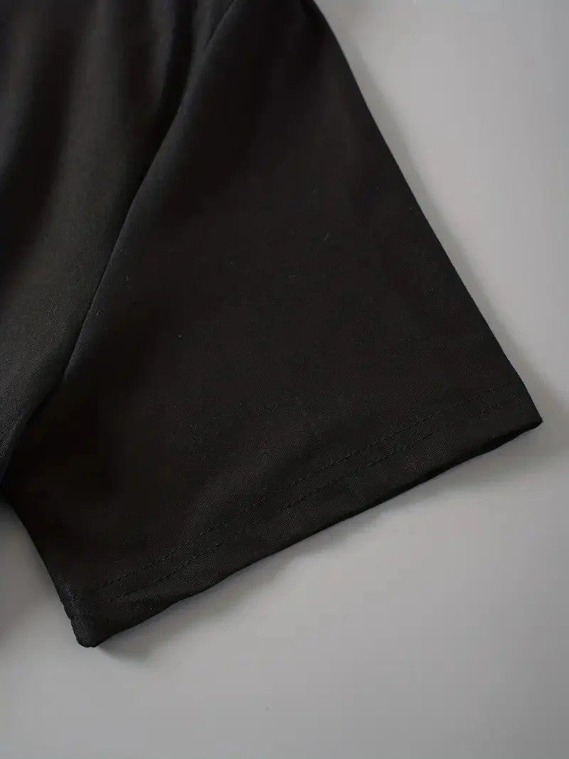 Vintage Grunge Graphic Print Short Sleeve T-Shirt Y2k Slim Crop Top Gothic Skull Punk Streetwear Women's Tee Summer Casual 90s